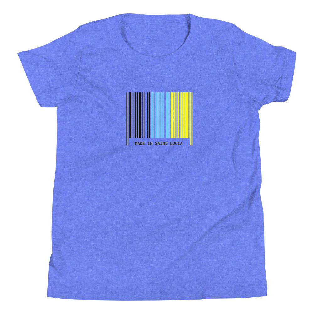 Kids Made In St Lucia Barcode Tee
